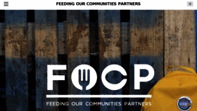 What Feedingourcommunitiespartners.org website looked like in 2018 (5 years ago)