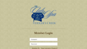What Fiddlerscreekmembers.com website looked like in 2018 (5 years ago)
