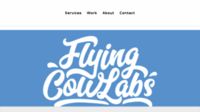 What Flyingcowlabs.com website looked like in 2018 (5 years ago)