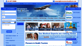 What Forerunnershealthcare.com website looked like in 2018 (5 years ago)