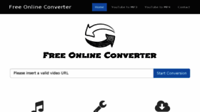 What Freeonlineconverter.net website looked like in 2018 (5 years ago)
