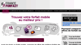 What France-forfait.com website looked like in 2018 (5 years ago)