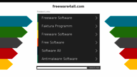 What Freeware4all.com website looked like in 2018 (5 years ago)