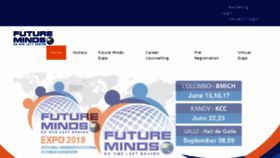 What Futureminds.lk website looked like in 2018 (5 years ago)