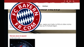 What Fcbayern-fr.com website looked like in 2018 (5 years ago)