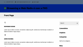 What Fm5.com.br website looked like in 2018 (5 years ago)