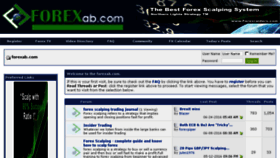 What Forexab.com website looked like in 2018 (5 years ago)