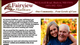What Fairviewhealthcare.com website looked like in 2018 (5 years ago)