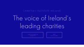 What Fundraisingireland.ie website looked like in 2018 (5 years ago)