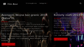 What Film-base.pl website looked like in 2018 (5 years ago)