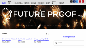 What Futureproofmd.com website looked like in 2018 (5 years ago)