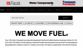 What Facet-purolator.com website looked like in 2018 (7 years ago)