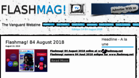 What Flashmag.tv website looked like in 2018 (5 years ago)