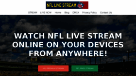 What Freenfl.live website looked like in 2018 (5 years ago)