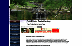 What Fishfinderparts.com website looked like in 2018 (5 years ago)