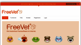 What Freevet.de website looked like in 2018 (5 years ago)