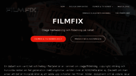 What Filmfix.se website looked like in 2018 (5 years ago)