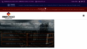 What Fcfs.ie website looked like in 2018 (8 years ago)