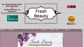 What Freshbeautyut.com website looked like in 2018 (5 years ago)