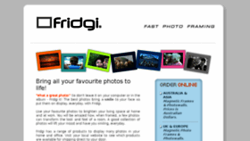What Fridgi.com website looked like in 2018 (5 years ago)