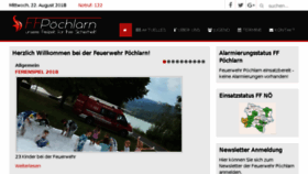 What Feuerwehr-poechlarn.at website looked like in 2018 (5 years ago)