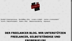 What Freelancer-blog.eu website looked like in 2018 (5 years ago)