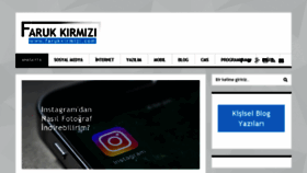 What Farukkirmizi.com website looked like in 2018 (5 years ago)