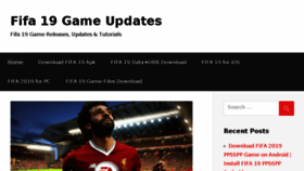 What Fifa19apk.com website looked like in 2018 (5 years ago)