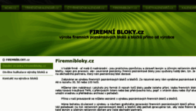 What Firemnibloky.cz website looked like in 2018 (5 years ago)