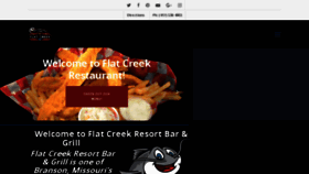 What Flatcreekresort.com website looked like in 2018 (7 years ago)