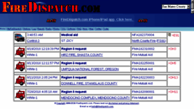 What Firedispatch.com website looked like in 2018 (5 years ago)