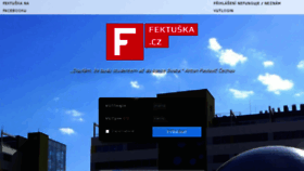 What Fektuska.cz website looked like in 2018 (5 years ago)