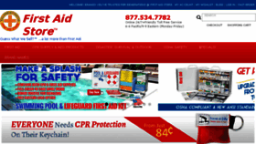 What Firstaidstore.com website looked like in 2018 (5 years ago)