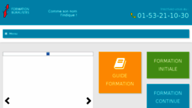 What Formationburalistes.fr website looked like in 2018 (6 years ago)