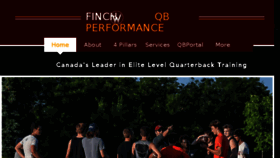 What Finchperformance.ca website looked like in 2018 (5 years ago)