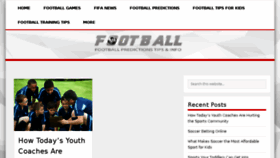 What Footballpredictionstips.com website looked like in 2018 (5 years ago)