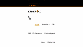 What Famfa.com website looked like in 2018 (5 years ago)