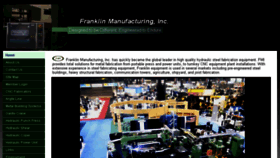 What Franklinmanufacturing.com website looked like in 2018 (5 years ago)