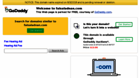 What Faisaladnan.com website looked like in 2018 (5 years ago)