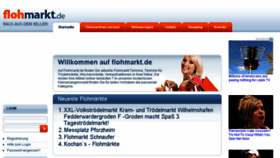 What Flohmarkt.de website looked like in 2018 (5 years ago)