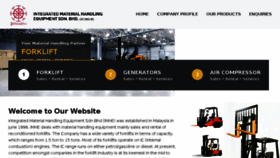 What Forkliftrental.com.my website looked like in 2018 (5 years ago)