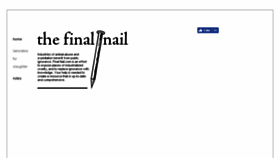 What Finalnail.com website looked like in 2018 (5 years ago)