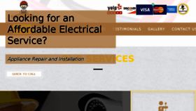 What Firstchoiceelectricianservicesmesa.com website looked like in 2018 (5 years ago)