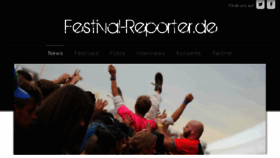What Festival-reporter.de website looked like in 2018 (5 years ago)