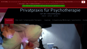 What Freie-psychotherapie-hannover.de website looked like in 2018 (5 years ago)