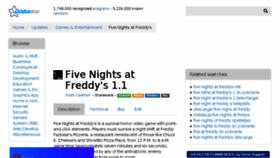 What Five-nights-at-freddy-s.updatestar.com website looked like in 2018 (5 years ago)
