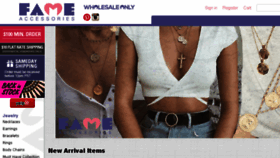 What Fameaccessories.com website looked like in 2018 (6 years ago)