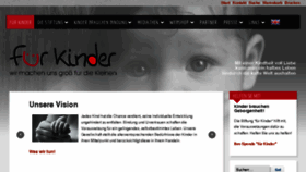 What Fuerkinder.org website looked like in 2018 (5 years ago)