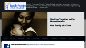 What Familypromisenfd.org website looked like in 2018 (5 years ago)