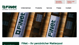 What Finet.de website looked like in 2018 (5 years ago)
